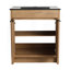 30" Freestanding Bathroom Cabinet With Basin & 2 Soft-Close Cabinet Doors
