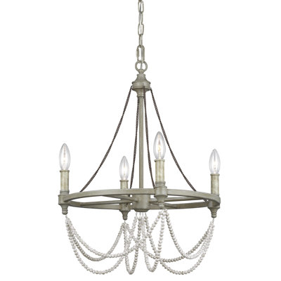 Petit lustre 4 lumières Jaylyn Nolle