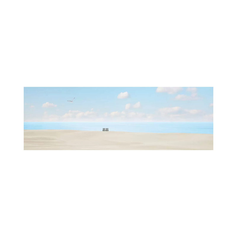 Beachscape Panorama VII by James McLoughlin - Wrapped Canvas Panoramic Print, 30.48 cm H x 91.44 cm W