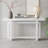 59.1'' Painted Entryway Table With Pine Veneer,Unique Triple Rectangle Design Console Table With Thick Pine Wood Legs-128994035-128994037
