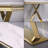 Hollenberg 50'' Glass Top Console Table