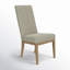 Chaise parsons en tissu d'ameublement Laroche 