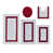 Blanc/rouge