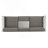 3 Seater Sofa With Metal Tray