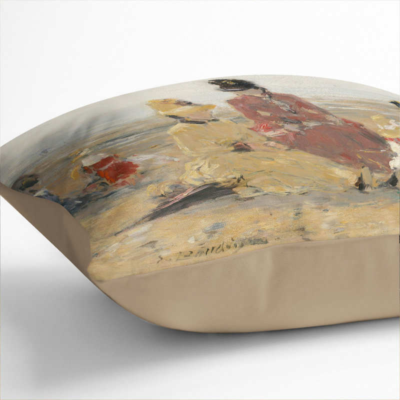 Square Cushion, 55cm H x 55cm W x 20cm D, Stone