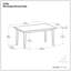 Colby 60"W Wood Contemporary Dining Table, Rectangle, Seats 6-885953635
