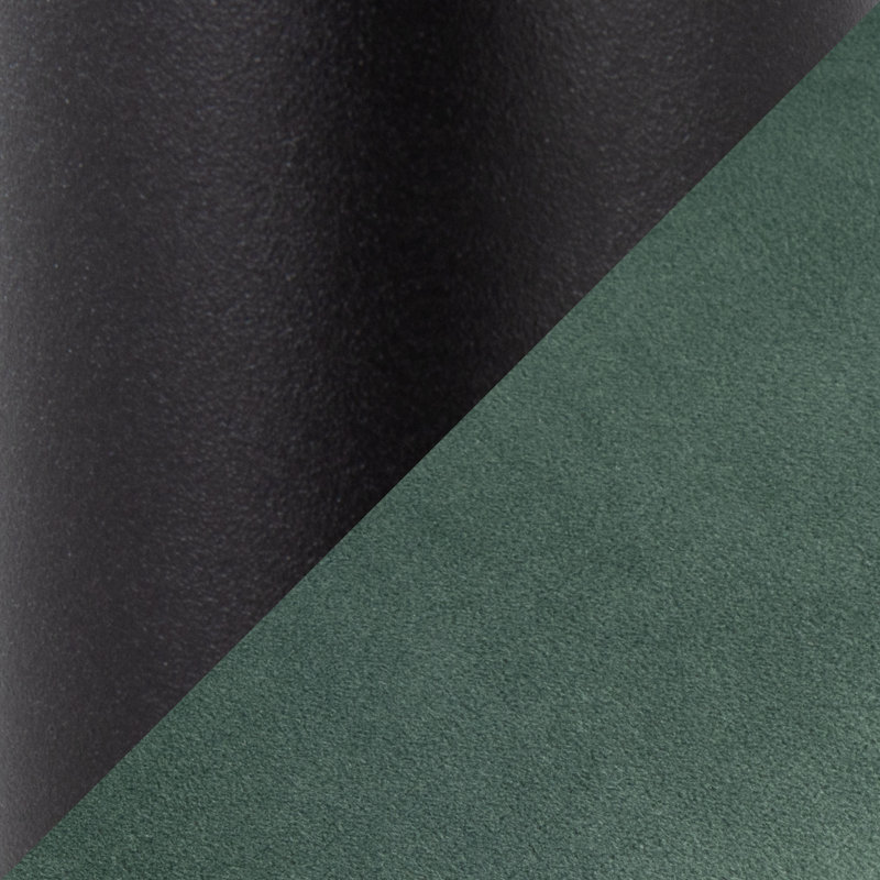 Braylee Swivel Accent Chair, Green Velvet, Black