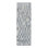 Shaggy Checkered Area Rug in Blue/Gray/Ivory