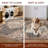 Esmira Traditional Machine Washable Blue & Beige Area Rug-1099376108