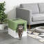 Spacieuse litière pour chat moderne avec pelle et entrée avant