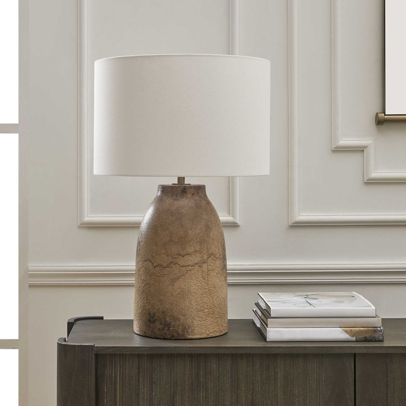 Uttermost Harris Mottled Brown Table Lamp
