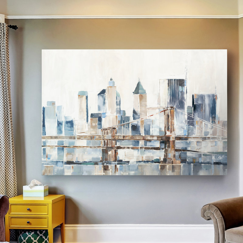 « blue hour i », impression sur toile, H 40 po x l 30 po x P 1 po, Toile tendue
