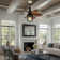 20.47" Farmhouse Ceiling Fan With Light Kits And Remote Control