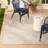 NICOLE MILLER NEW YORK Patio Country Ombre Geo Outdoor Area Rug, Beige/Cream-108565570
