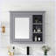 Armoire de rangement murale moderne avec miroir-543936888