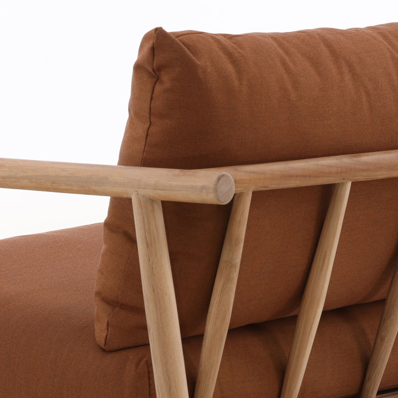 Aimee 65" Wide Outdoor Sofa, Sienna