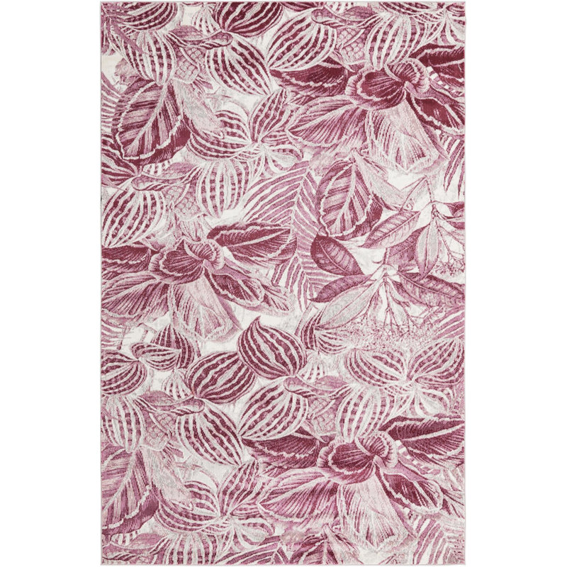 Herricks Floral Indoor Rug, Rectangle 5'3" x 7'10"
