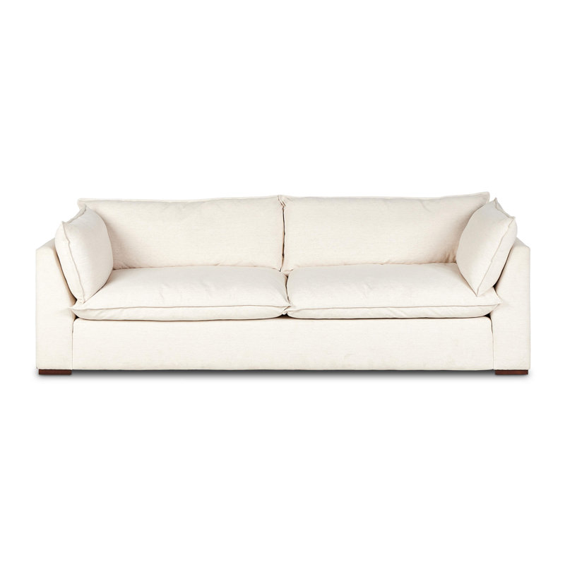 Kosa Sofa, Cream Polyester Blend