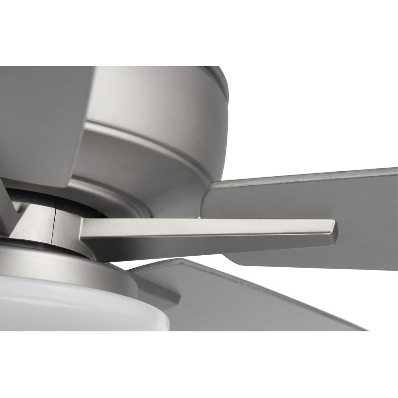 Super Pro 112 Slim Light Kit 60'' Ceiling Fan with LED Lights, Brushed Satin Nickel