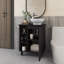 Lavabo pour salle de bain Stites, noir-1534674722