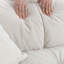 Coussin modulaire blanc 100% polyester 101,57 po-129578959