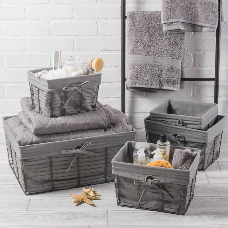 Panier en tissu Colgate, Gris rétro