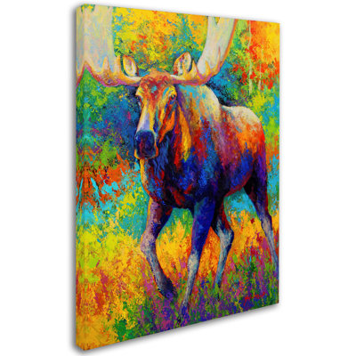 Kucera 'Bull Moose' Print on Wrapped Canvas