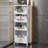 4-Tier Rolling Storage Cart with Wheels, Large Capacity Kitchen Cart
