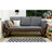 Outdoor Adjustable Patio Wooden Daybed Sofa Chaise Lounge With Cushions For Small Places, Cushion-109171418-109171417