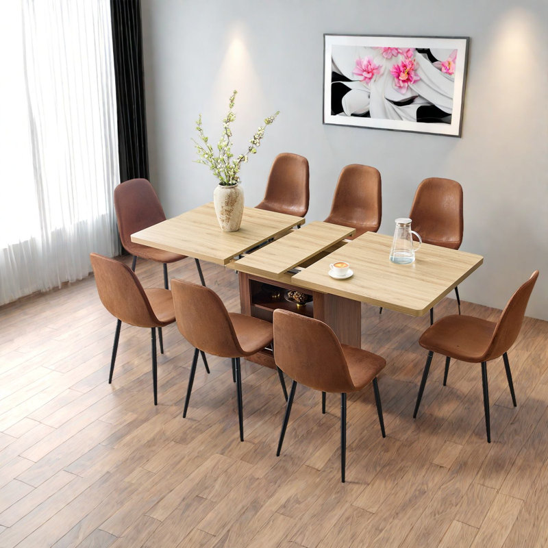 Ensembles de table de salle à manger extensible (doit inclure la table et la chaise) avec rangement