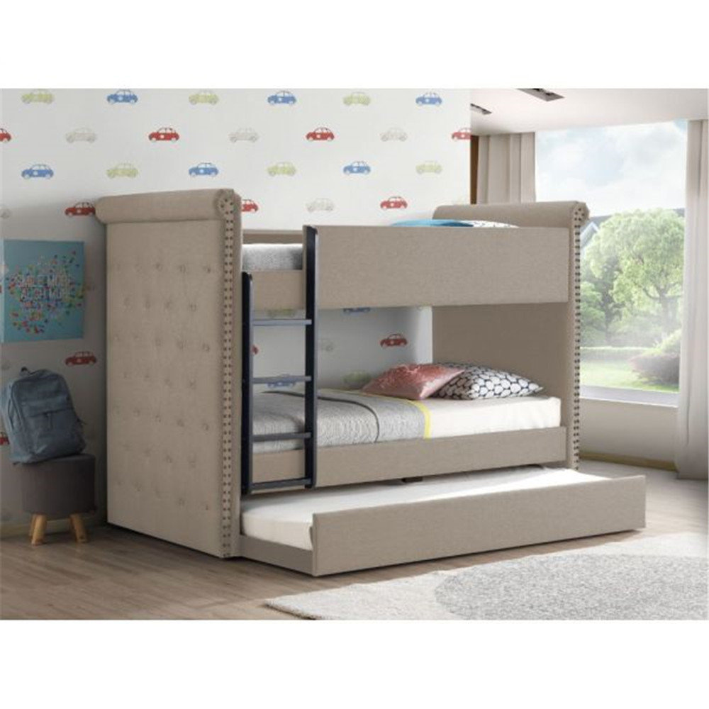 Biebel Twin Standard Bunk Bed with Trundle by Harriet Bee Harriet Bee Bed Frame