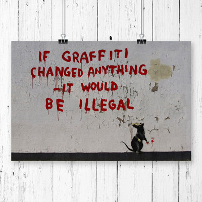 Banksy - No Frame Painting