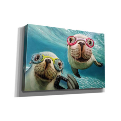 " Underwater Selfie " by Lucia Heffernan