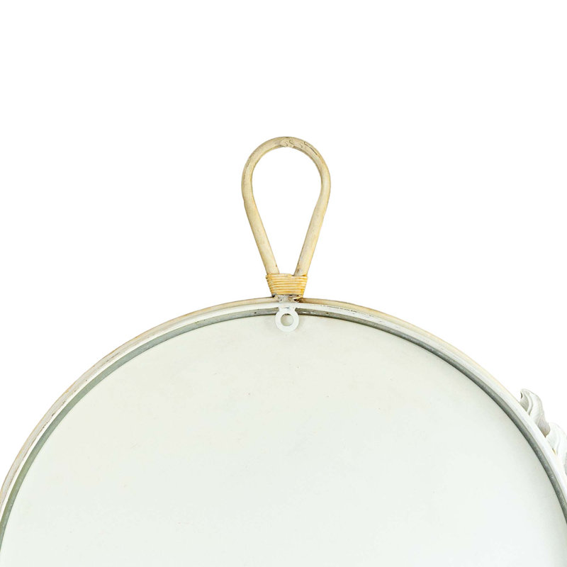 Jakevious Metal Round Wall Mirror
