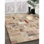 Tapis patchwork brun / vert / gris-758075383