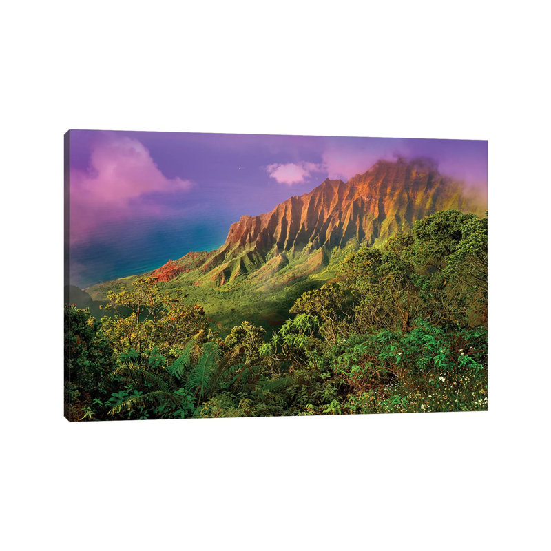 Napali Coast, Napali State Park II by Susanne Kremer - Gallery-Wrapped Canvas Giclée on Canvas, 20.32 cm H x 30.48 cm W
