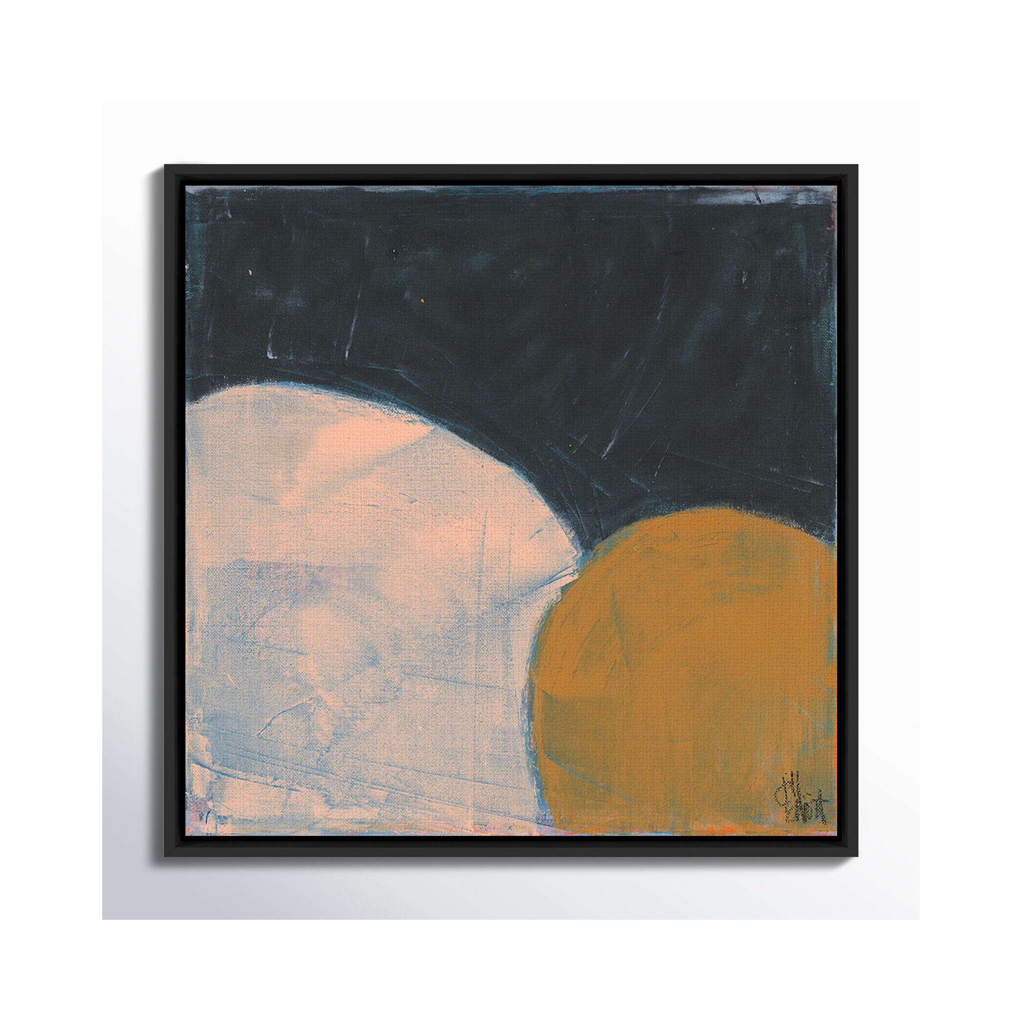 Sometimes Still by Jill Elliott, 24" H x 24" W, Black Canvas