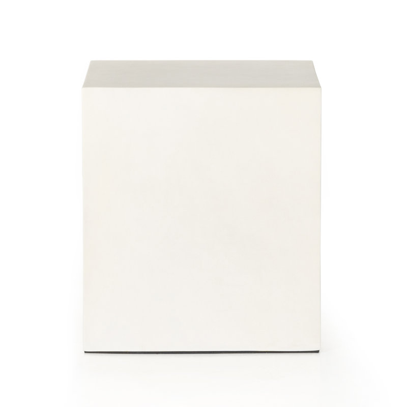 Parish Outdoor Side Table, White