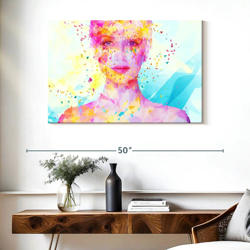 Leisha Turquoise, 26" H x 39" W