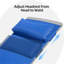 Ensemble de chaises longues de patio, chaises longues de piscine à dossier réglable en aluminium 3 pièces avec fauteuil inclinable PVC-coated polyester