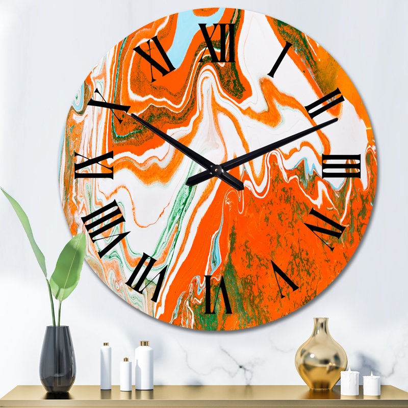 Horloge murale moderne, Moyen