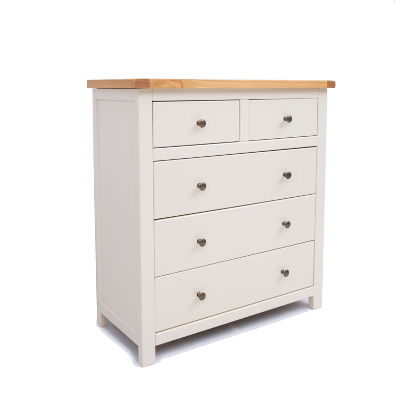 Nester 90 cm W Chest of 5 Drawers