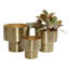 Ensemble de cache-pots en métal 3 pièces Esley