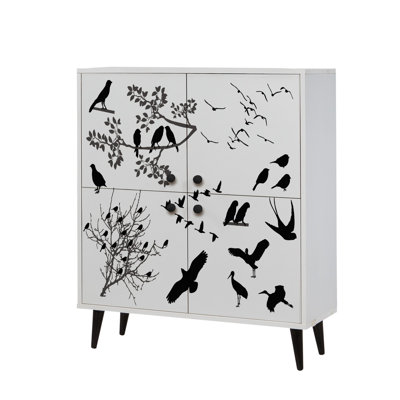Ouellet 4 -Door 4 -Shelf