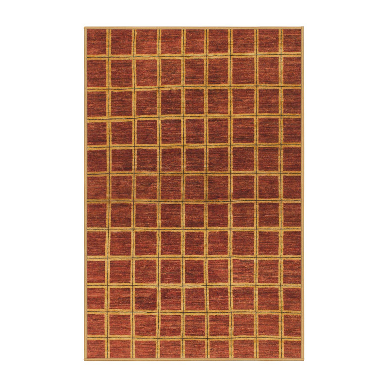 Abstract Indoor Rug, Rectangle 2' x 4'