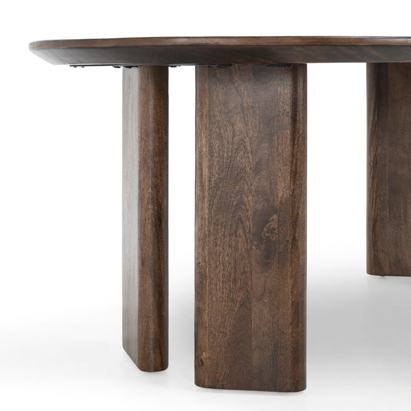 Oval Solid Wood Dining Table