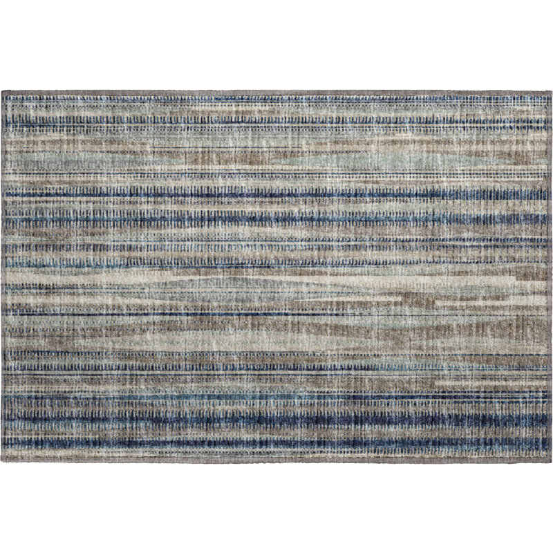  Tapis Premium lavable à la machine Myalee AMF31, Rectangle 1 pi 8 po x 2 pi 6 po