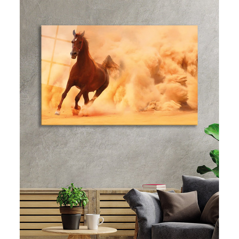 Superbe peinture décorative en verre trempé de 23,6 po x 35,4 po | 100% verre trempé, épaisseur: 0,16 pouce | Parfait pour la décoration intérieure, l'esthétique moderne et l'art mural élégant