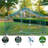 Iovanna 96 Square Feet Chicken Run For Up To 12 Chickens