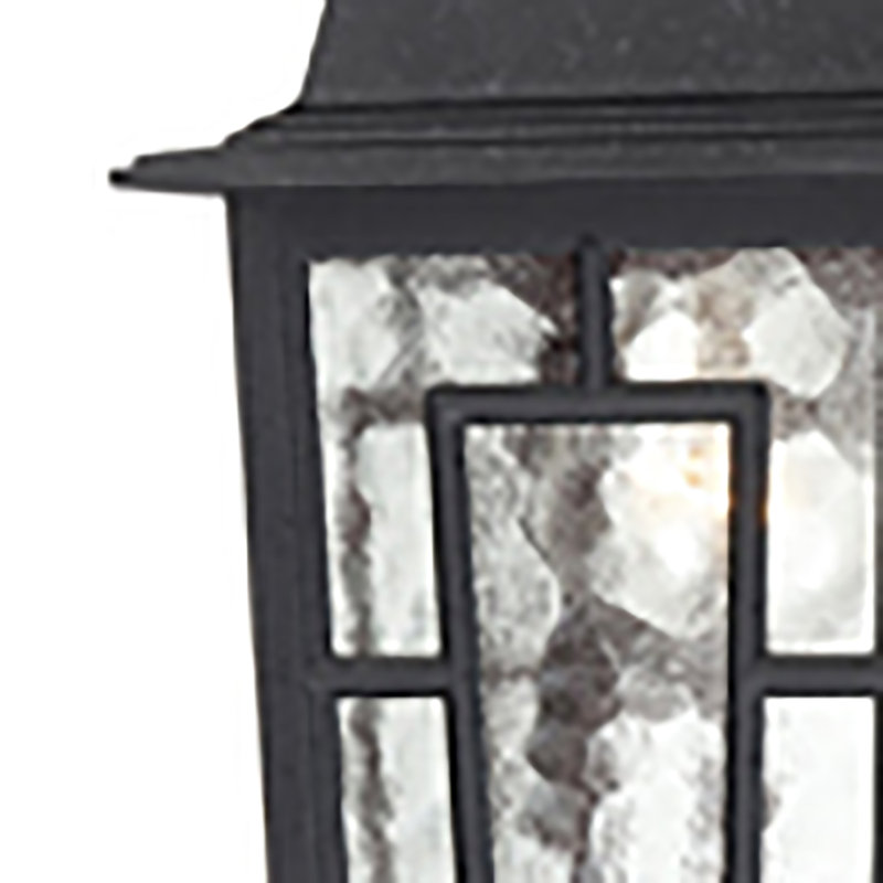 Enloe Outdoor Hanging Lantern, Textured Black
